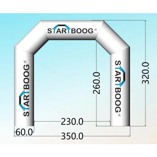 3,5 bij 3,2 reclameboog